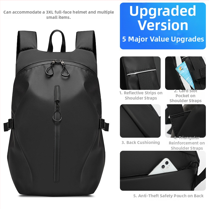 Motocikla ķiveres soma – poliestera, 35L tilpums, velosipēdu soma, Guangzhou izcelsme