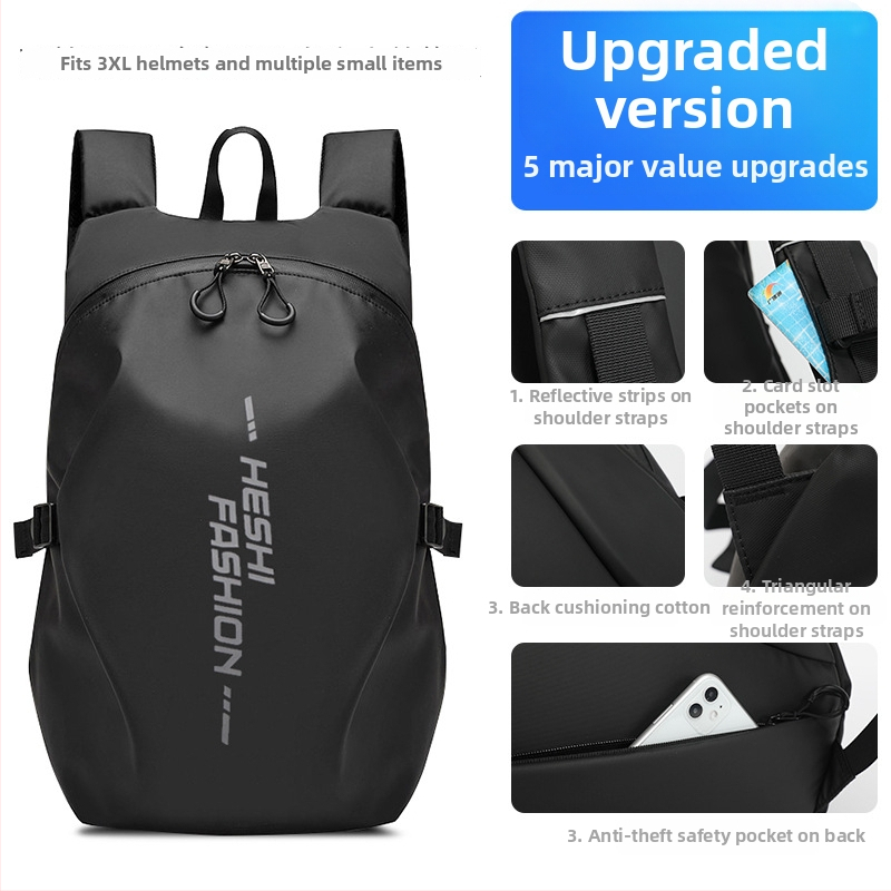 Motocikla ķiveres soma – poliestera, 35L tilpums, velosipēdu soma, Guangzhou izcelsme