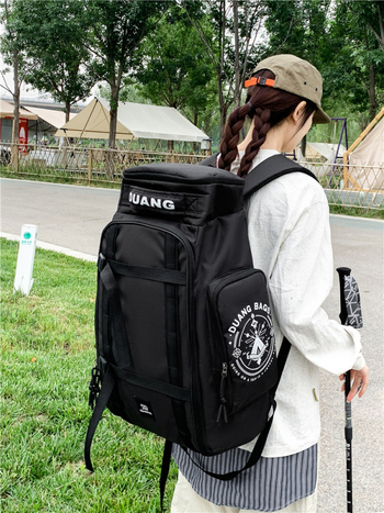 Sportski ruksak s razdvajanjem suho-mokro, veliki kapacitet, Oxford platno, za planinarenje, kampiranje i jahanje