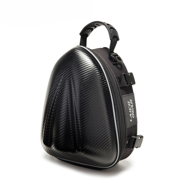 Motocikla somai ar cieta korpusa aizmugurējai daļai, materiāls EVA + 600D Oxford audums, modeļi LA-0114a/LA-0114b/LA-0114b-led, lietus pārsegs iekļauts, zīmols Guhua