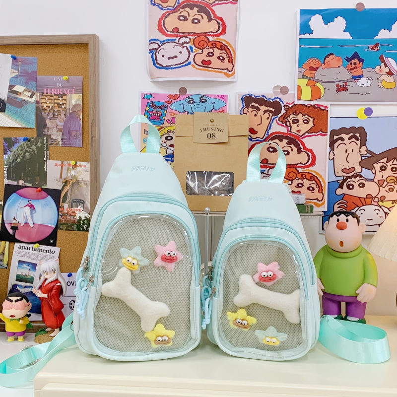 Nailoninė kuprinė, unisex, lengva, jaunimo kampuso stilius, raidžių raštas, išlenkti pečių dirželiai