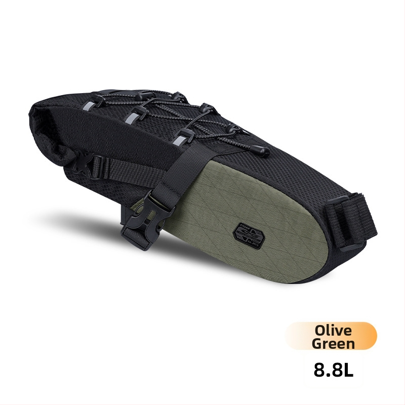 ENLEE jalgratta tagantkott, veekindel, maht 5.8L/8.8L, mudel E22140, materjal polüester + nailon, vooderdusega