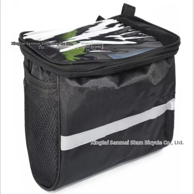 Jalgratta käepideme kott (kangas peegeldavate ribadega; mudel 679; Sanmaishun)