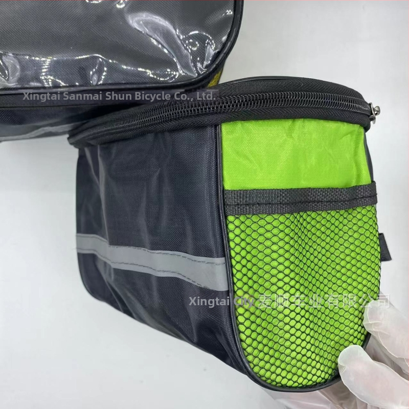 Jalgratta käepideme kott (kangas peegeldavate ribadega; mudel 679; Sanmaishun)