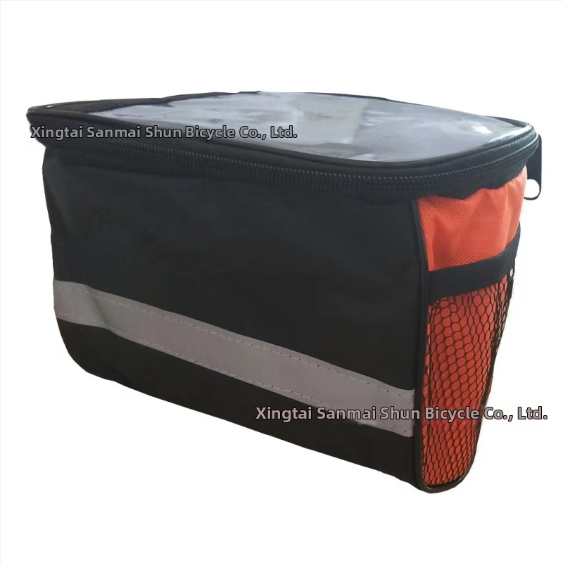 Jalgratta käepideme kott (kangas peegeldavate ribadega; mudel 679; Sanmaishun)