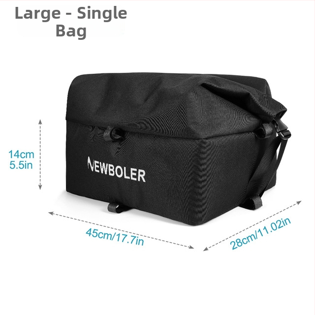 Tagumine jalgrattakorv raudse raamiga ja sisemise voodriga, mudel BIKA-BAG119, veekindel ja isoleeritud.