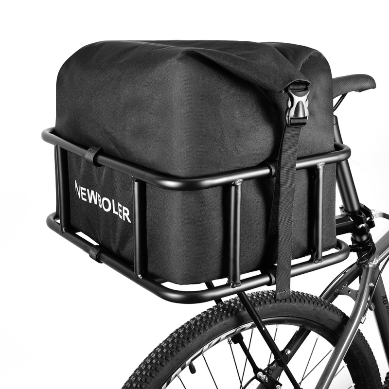 Tagumine jalgrattakorv raudse raamiga ja sisemise voodriga, mudel BIKA-BAG119, veekindel ja isoleeritud.