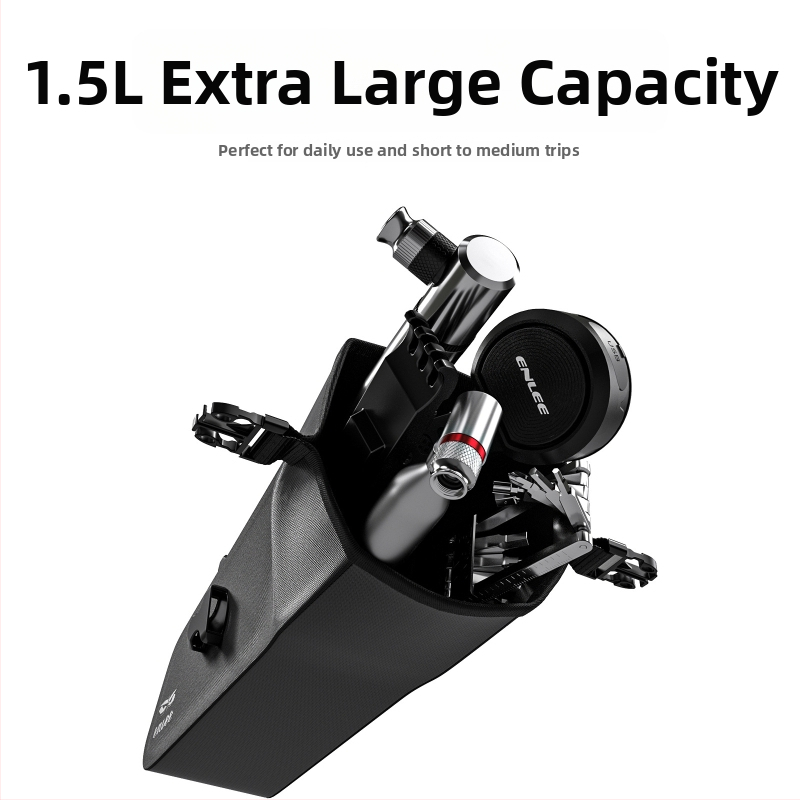 Tagumine jalgrattakott maantee- ja mägijalgratitele (TPU; 1,5 L; veekindel; kõva karp; mudelid EAN-MO3 / EAN-SO3)