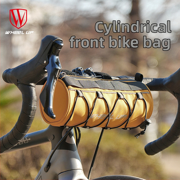 Wheelup Jalgratta eesmine kott – Mudel 0845, materjal: diagonaalne lillemustriga kangas