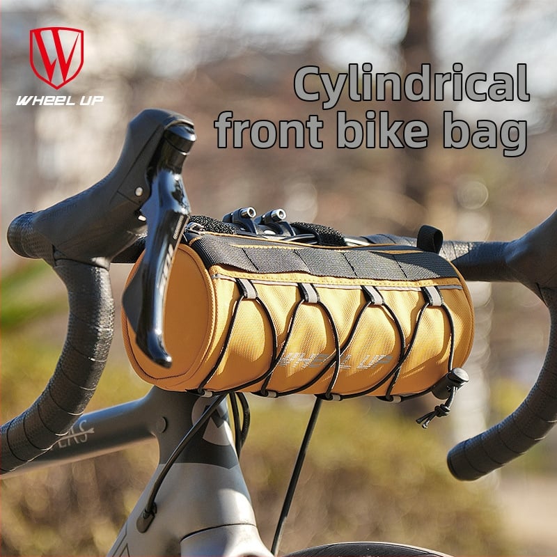 Wheelup Jalgratta eesmine kott – Mudel 0845, materjal: diagonaalne lillemustriga kangas