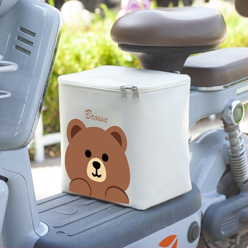 Geantă din piele pentru bicicletă electrică, spațiu mare pentru pedale, capacitate 15 L, impermeabilă, cu căptușală interioară