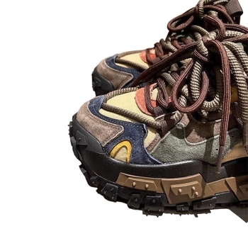 Cipele za prelaz rijeke - muške sportske tenisice u korejskom stilu, s protivkliznom podlogom, otporne na habanje, PU gornji dio i gumeni potplat, vezanje šnurkama