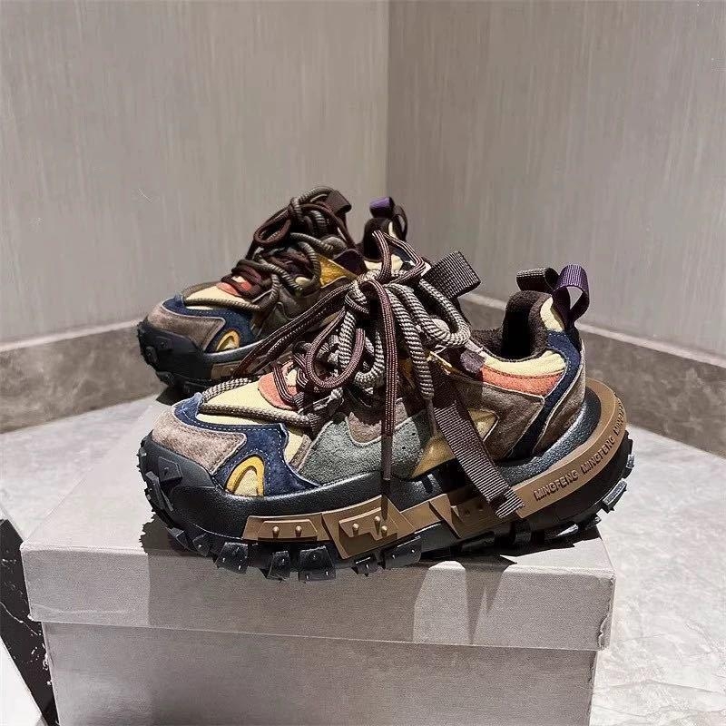 Cipele za prelaz rijeke - muške sportske tenisice u korejskom stilu, s protivkliznom podlogom, otporne na habanje, PU gornji dio i gumeni potplat, vezanje šnurkama