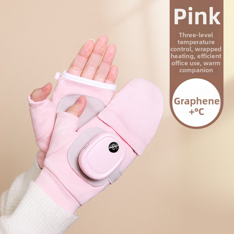 Mănuși de bicicletă cu încălzire din grafen, încărcare USB, pentru exterior în timpul iernii