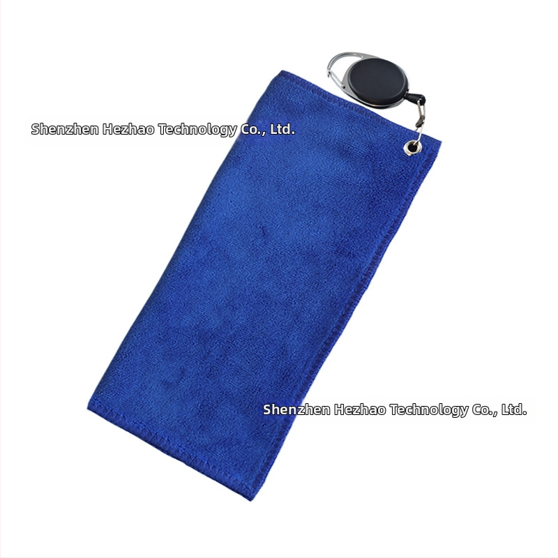 Γκολφ πετσέτα efunist - πολυεστέρας, διπλής όψης βελούδο, καραμπίνερ, εσωτερική/εξωτερική χρήση