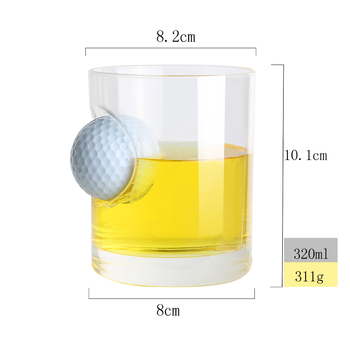 Stiklinė alaus taurelė kulkos formos su logotipu, talpa 401–500 ml, paprastas stilius