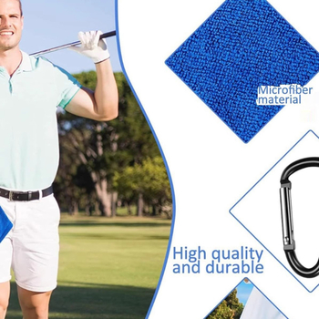 Πετσέτα καθαρισμού γκολφ — ελαστική, απορροφητική, πολυλειτουργική για σκούπισμα μπάλας και ράβδων, γρήγορο στέγνωμα, πολυεστέρας