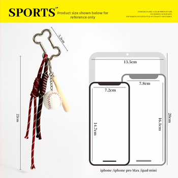 Graceful metalinis raktų pakabukas su mokyklos kuprinės pakabuku — šiuolaikinis minimalistinis stilius