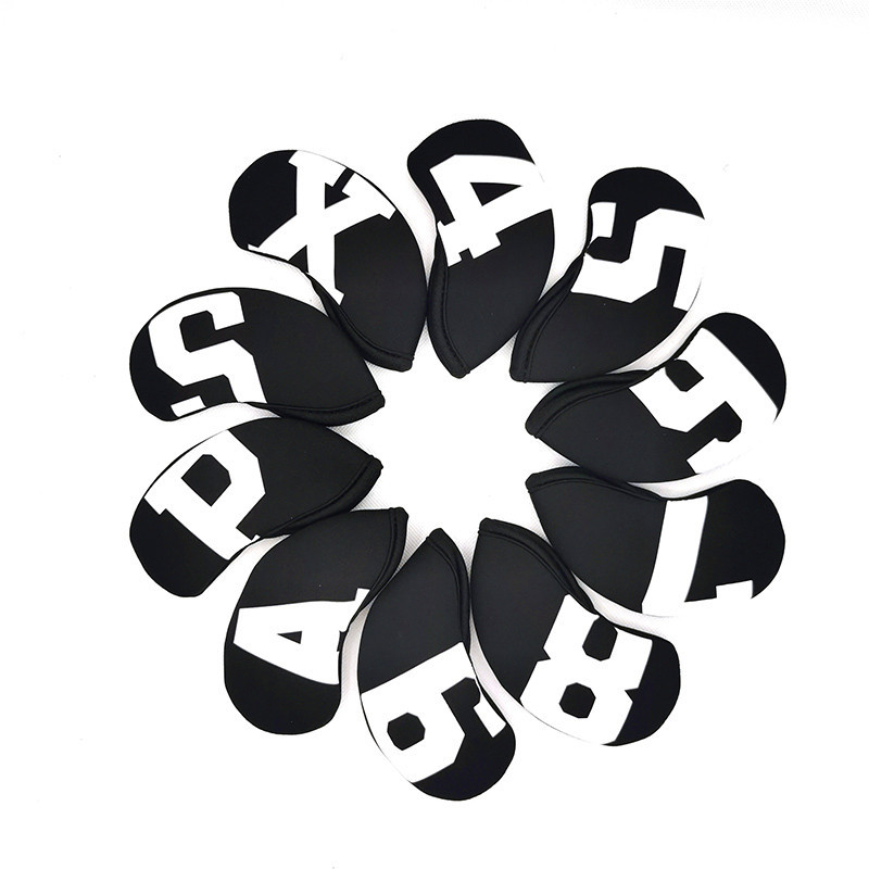 Κάλυμμα κεφαλής γκολφ για σίδερα — παχύ αδιάβροχο ύφασμα, αξεσουάρ γκολφ (Κατηγορία Προϊόντος: Άλλο; Κατηγορία: Αξεσουάρ Γκολφ; Εφαρμοζόμενα Αθλήματα: Γκολφ)