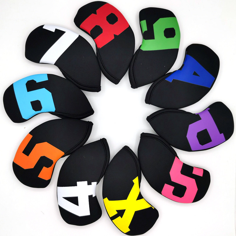 Κάλυμμα κεφαλής γκολφ για σίδερα — παχύ αδιάβροχο ύφασμα, αξεσουάρ γκολφ (Κατηγορία Προϊόντος: Άλλο; Κατηγορία: Αξεσουάρ Γκολφ; Εφαρμοζόμενα Αθλήματα: Γκολφ)