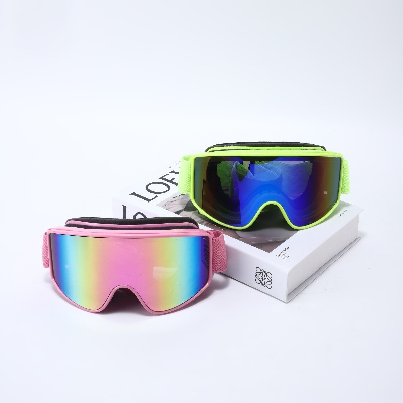 Visai magnetske skijaške naočale za odrasle – TPR okvir, dvostruko anti-fog PC leće, kompatibilne s kratkovidnošću, za skijanje i planinarenje