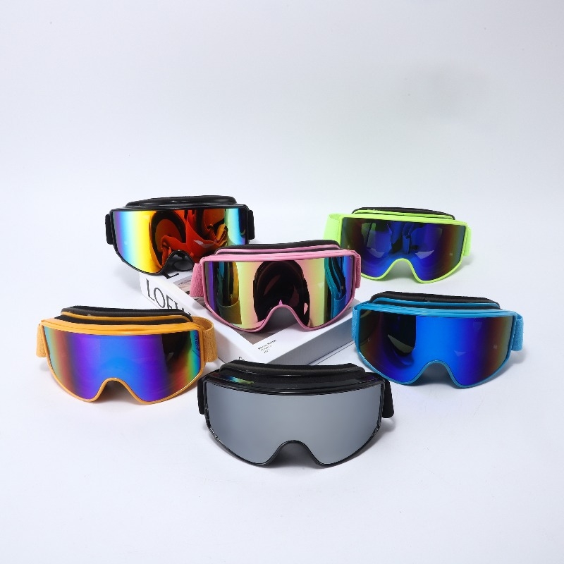 Visai magnetske skijaške naočale za odrasle – TPR okvir, dvostruko anti-fog PC leće, kompatibilne s kratkovidnošću, za skijanje i planinarenje