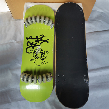 ST.LONG Landski dēlis no kļavu koka ar 14 riteņiem, PU riteņiem, dubultā rocker, pieaugušajiem