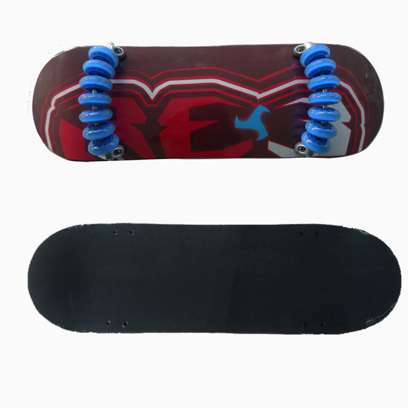 ST.LONG Landski dēlis no kļavu koka ar 14 riteņiem, PU riteņiem, dubultā rocker, pieaugušajiem