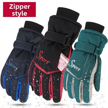 Muške pamučne zimske rukavice s pola prsta – vodootporne, otporne na klizanje, s dodirnim zaslonom, tople