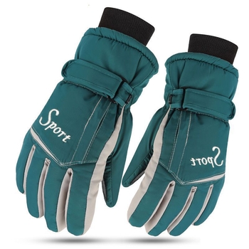 Muške pamučne zimske rukavice s pola prsta – vodootporne, otporne na klizanje, s dodirnim zaslonom, tople