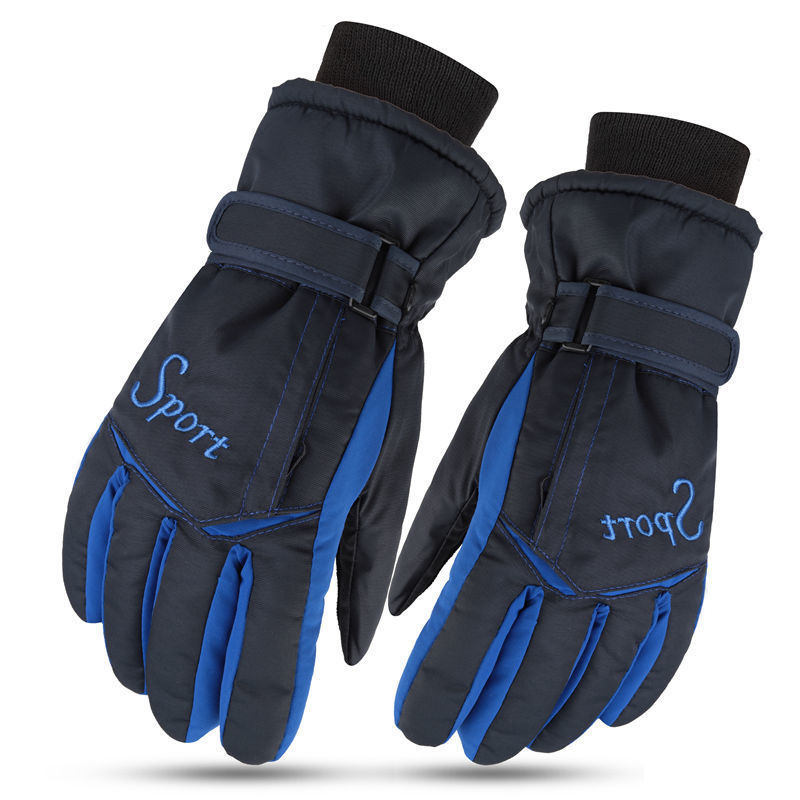 Muške pamučne zimske rukavice s pola prsta – vodootporne, otporne na klizanje, s dodirnim zaslonom, tople