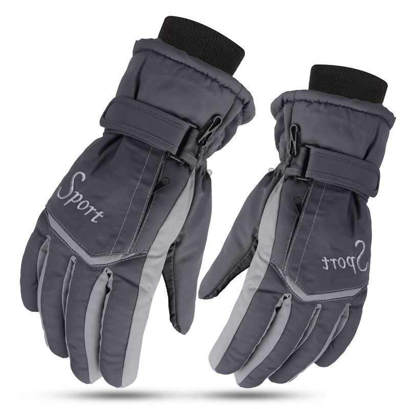 Muške pamučne zimske rukavice s pola prsta – vodootporne, otporne na klizanje, s dodirnim zaslonom, tople