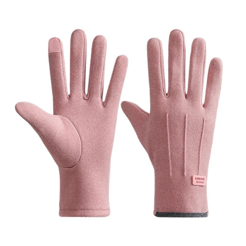 Mănuși unisex de iarnă pentru ciclism – poliester, grosime medie, degete separate, mănuși pentru bicicletă, pentru ciclism, exerciții și naveta (Poliester • Grosime medie • Degete separate • Mănuși pentru bicicletă • Pentru ciclism, exerciții, naveta)