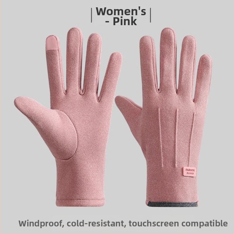 Mănuși unisex de iarnă pentru ciclism – poliester, grosime medie, degete separate, mănuși pentru bicicletă, pentru ciclism, exerciții și naveta (Poliester • Grosime medie • Degete separate • Mănuși pentru bicicletă • Pentru ciclism, exerciții, naveta)