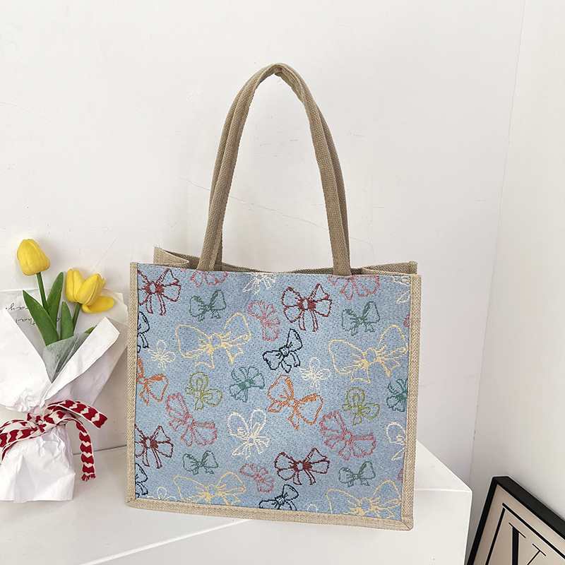 Kanvaso tote rankinė, gatvės stilius, didelė talpa, magnetinis užsegimas