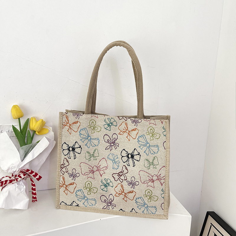 Kanvaso tote rankinė, gatvės stilius, didelė talpa, magnetinis užsegimas