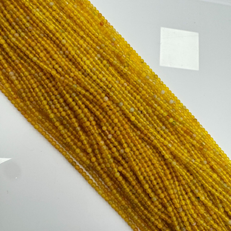 Achát kerek gyöngyök - természetes kő, sima, polírozott, típus: szétszórt gyöngyök, eredet: Guangzhou