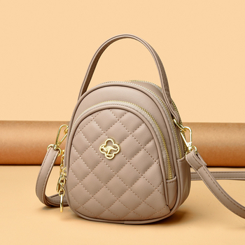 Miesto minimalistinis PU crossbody krepšys su užtrauktuku, vidinė struktūra: užsegamas kišenė, telefono kišenė ir dokumentų kišenė — Modelis SM6816