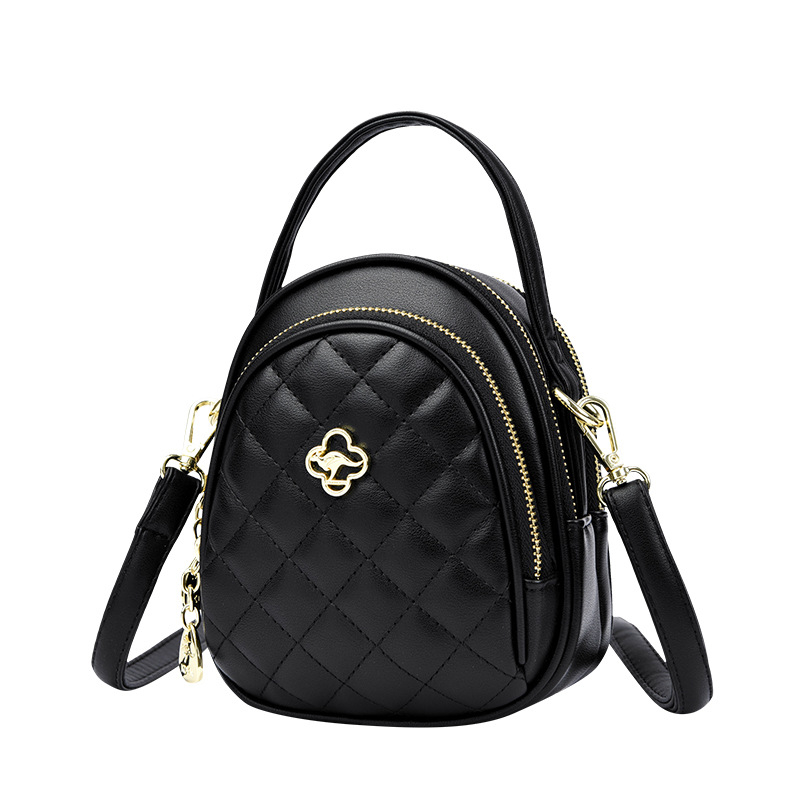 Miesto minimalistinis PU crossbody krepšys su užtrauktuku, vidinė struktūra: užsegamas kišenė, telefono kišenė ir dokumentų kišenė — Modelis SM6816