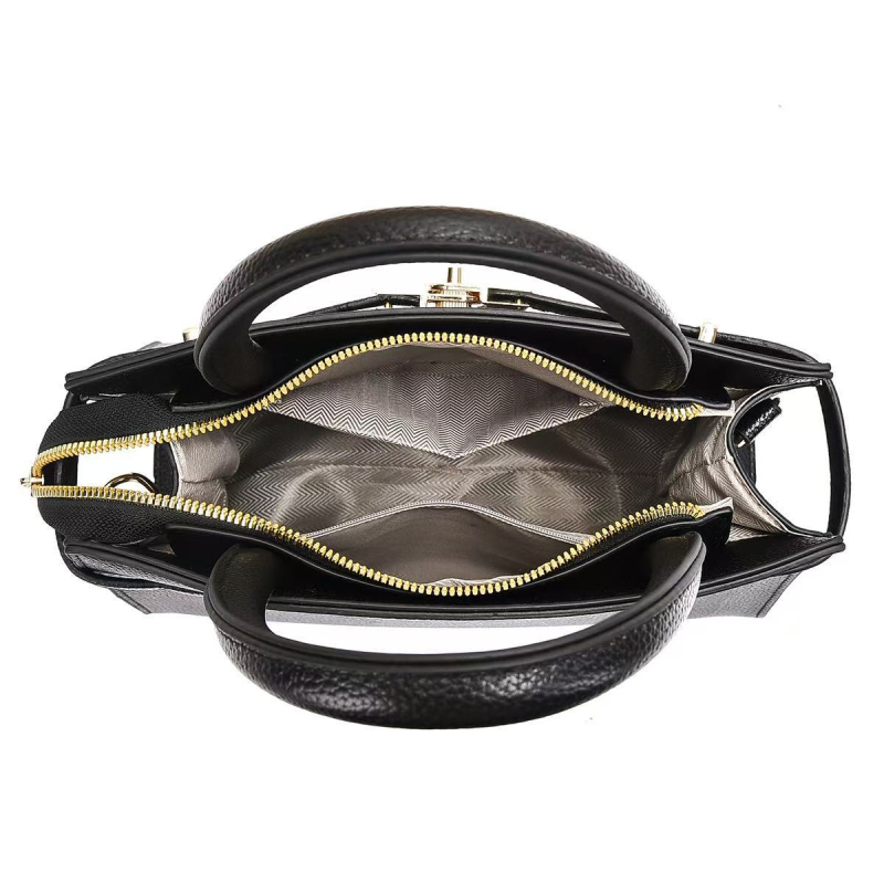 PU kožna crossbody torba, horizontalni četvrtasti oblik, zatvarač, velika kapaciteta, unutarnji džepovi (zip, telefon, dokumenti), gradski stil, ljeto 2025