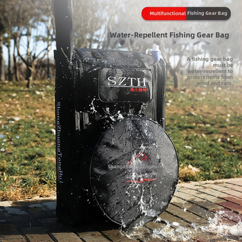 Geantă pescuit marin Shangzhuang tenghui — stofă Oxford, impermeabilă, multifuncțională