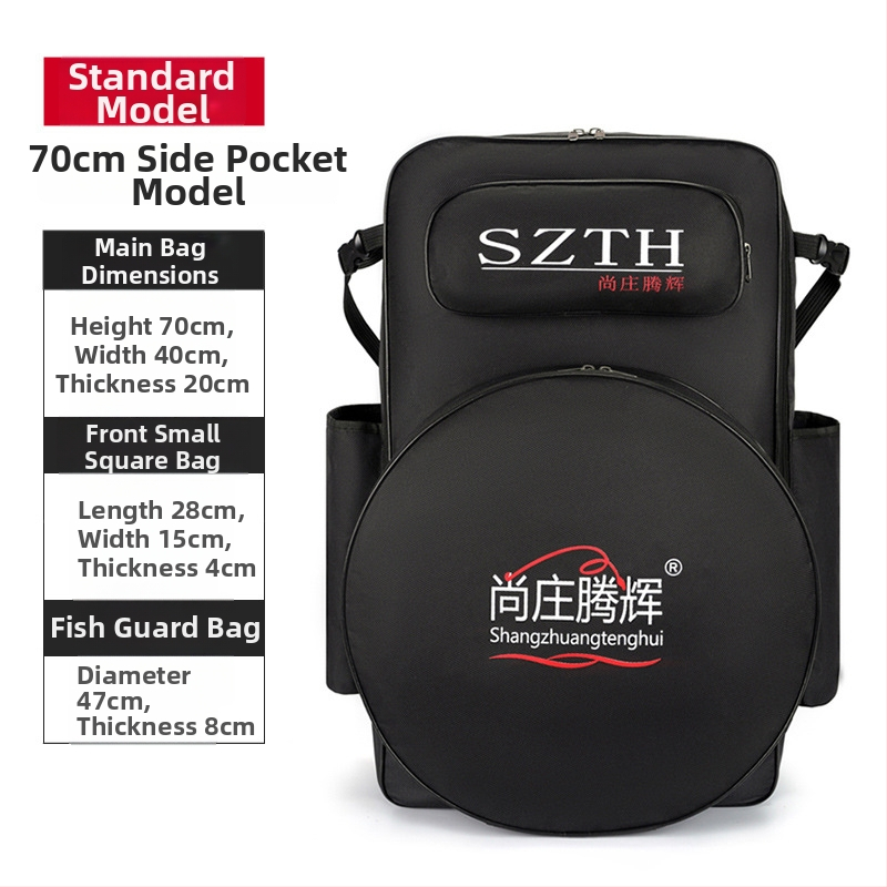 Geantă pescuit marin Shangzhuang tenghui — stofă Oxford, impermeabilă, multifuncțională