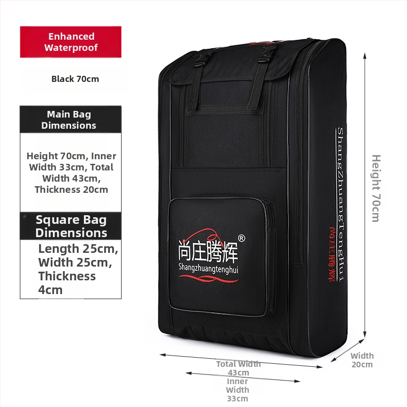 Geantă pescuit marin Shangzhuang tenghui — stofă Oxford, impermeabilă, multifuncțională