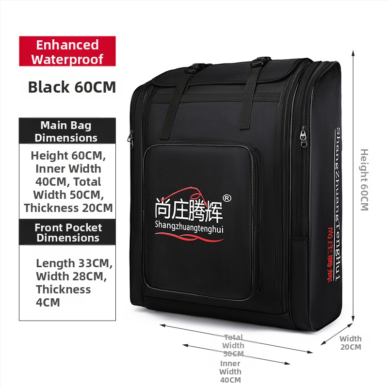 Geantă pescuit marin Shangzhuang tenghui — stofă Oxford, impermeabilă, multifuncțională