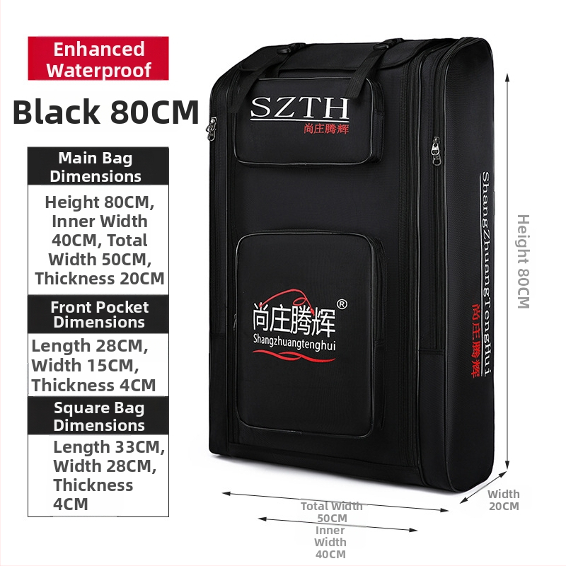 Geantă pescuit marin Shangzhuang tenghui — stofă Oxford, impermeabilă, multifuncțională