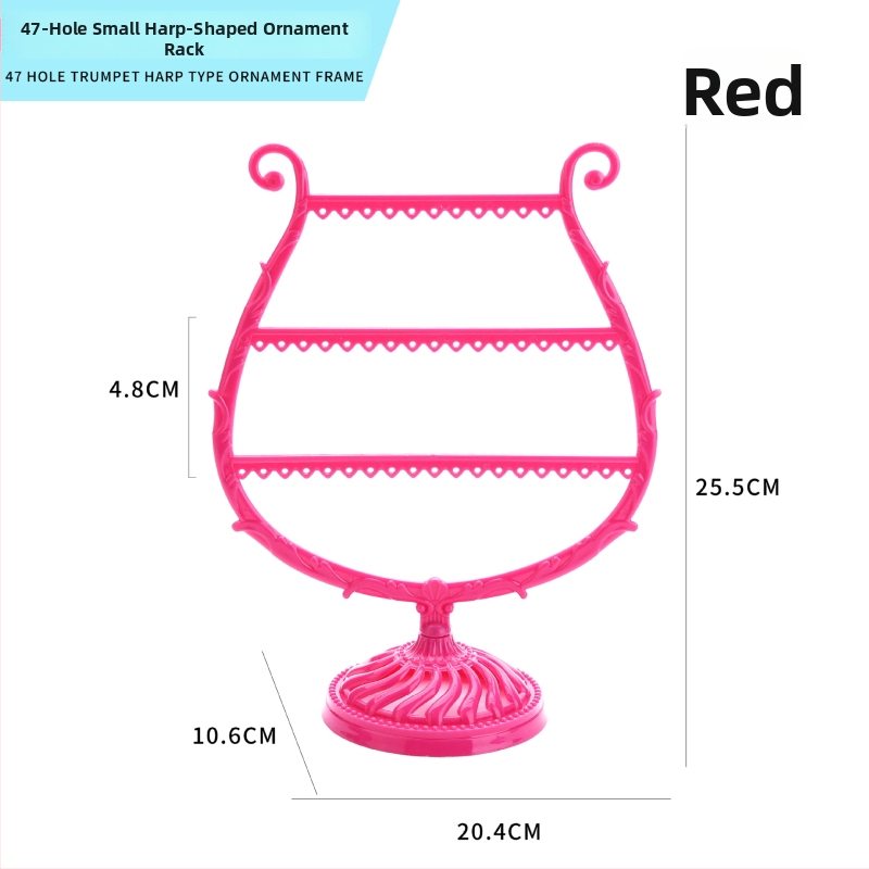 Lan Jun Pianino stiliaus juvelyrinių laikiklis, dviejų sluoksnių, PP plastikas, įpurškimo formavimas, meno vėjo stilius