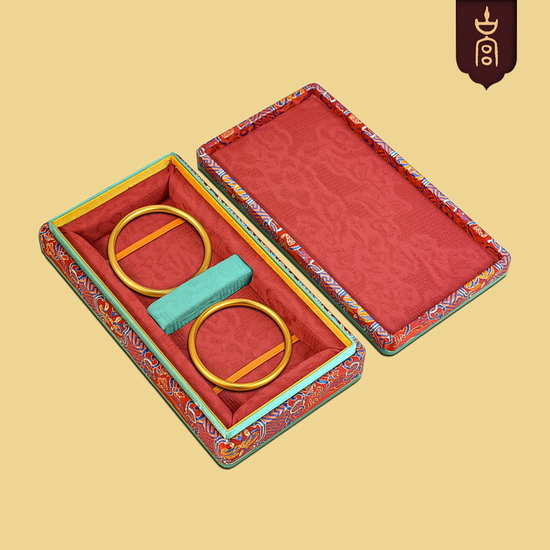 Kutija za nakit za poklon Ancient Palace; materijal: tkanina; kutija za pakiranje; pakiranje nakita