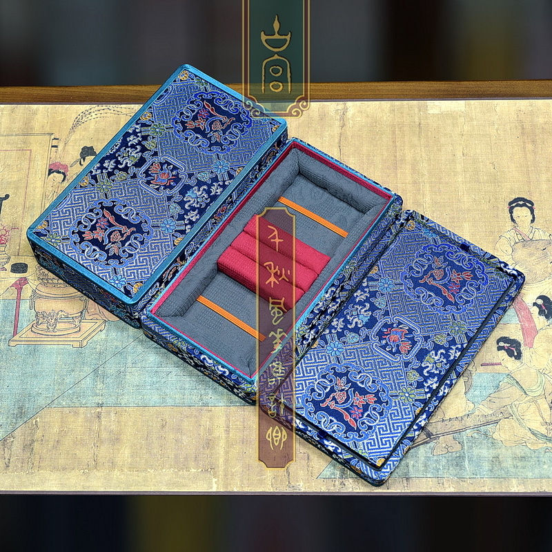 Kutija za nakit za poklon Ancient Palace; materijal: tkanina; kutija za pakiranje; pakiranje nakita