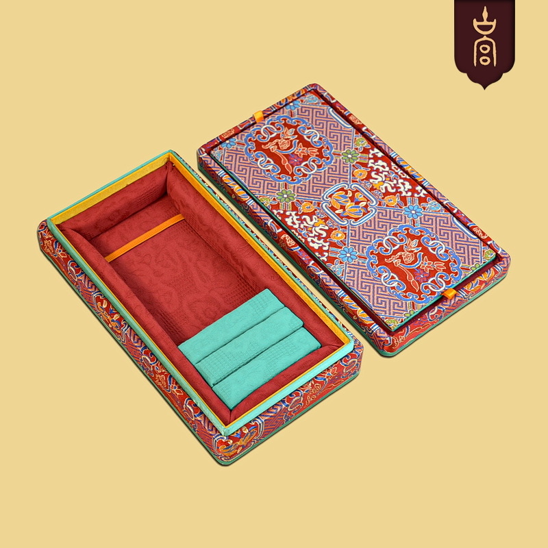 Kutija za nakit za poklon Ancient Palace; materijal: tkanina; kutija za pakiranje; pakiranje nakita