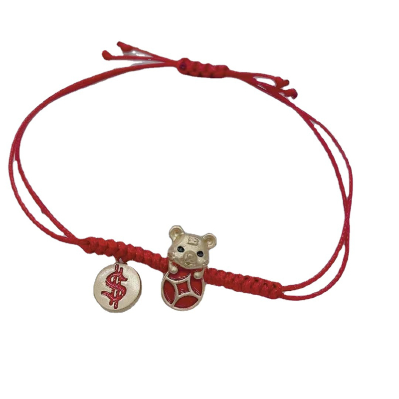 Narukvica sa zodijakom Tigra, jednostavan unisex stil, plast/smola, funkcija protiv umora